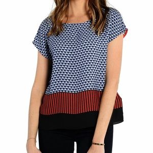 Vince Camuto, Foulard Blouse, Size XL